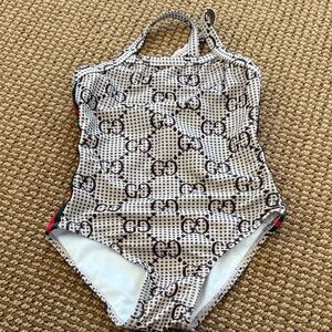 Kids Swimwear with Patterned Design